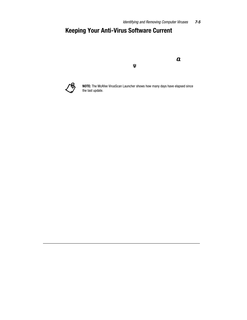 Keeping your anti-virus software current | Compaq Presario 7360 User Manual | Page 68 / 214