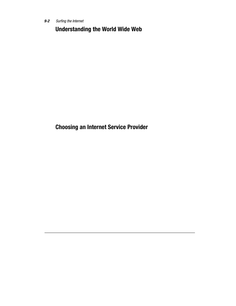 Understanding the world wide web, Choosing an internet service provider | Compaq Presario 7360 User Manual | Page 75 / 214