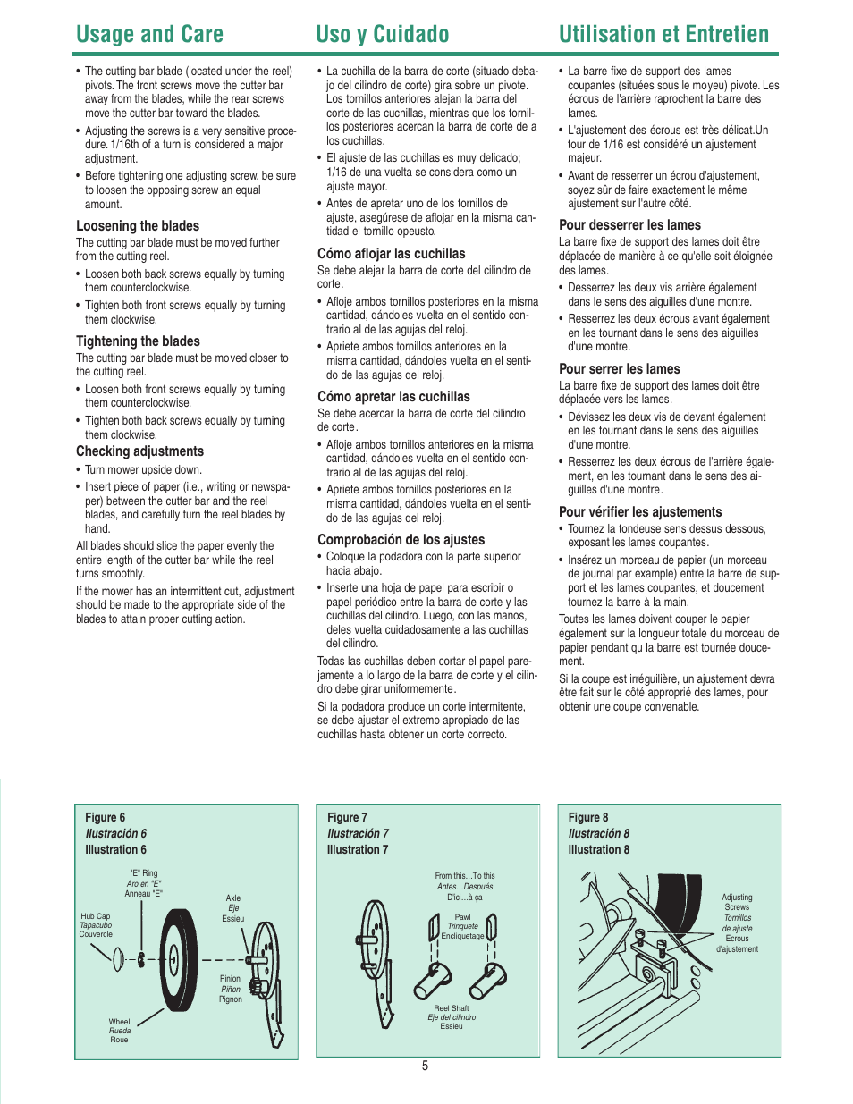 Reel Mowers 2000-20 User Manual | Page 6 / 8