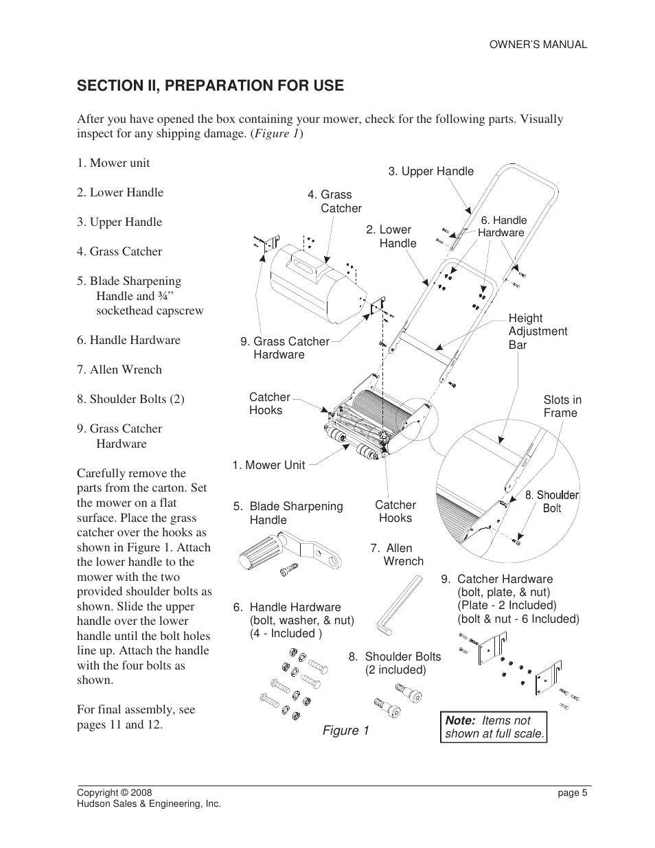 Reel Mowers HSCC User Manual | Page 5 / 17