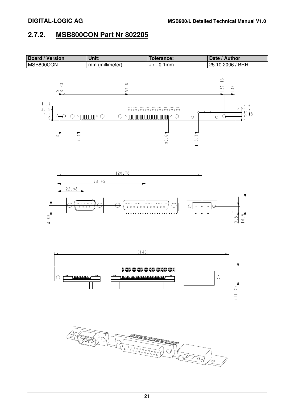 2 msb800con part nr 802205, Msb800con part nr 802205 | Compaq MSB900 User Manual | Page 21 / 66