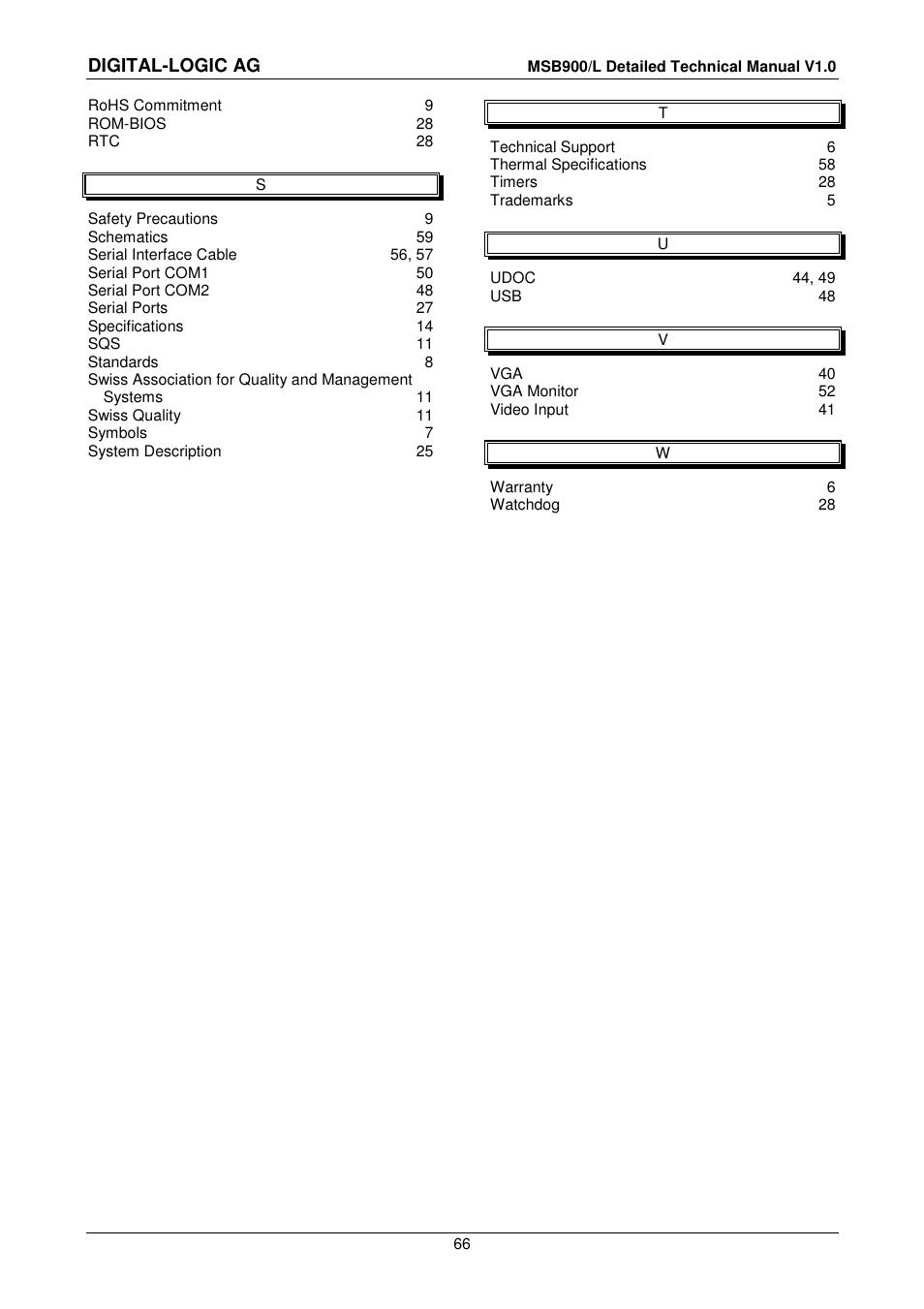 Digital-logic ag | Compaq MSB900 User Manual | Page 66 / 66