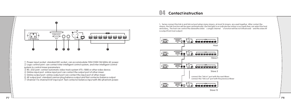 Contact, Instruction | Relacart Electronics ASM-822 User Manual | Page 5 / 8