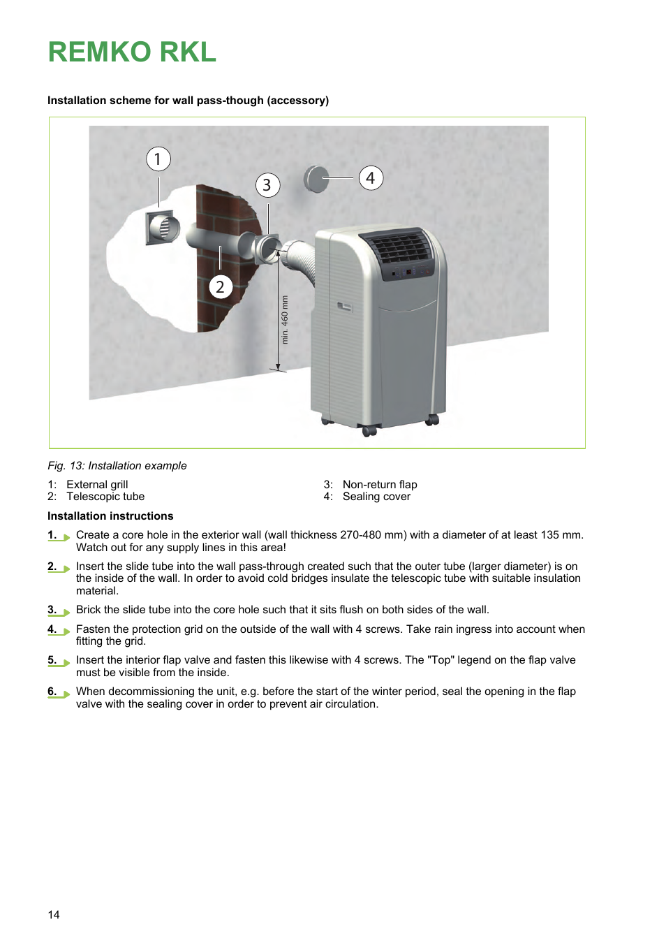 Remko rkl | REMKO RKL 300 User Manual | Page 14 / 28