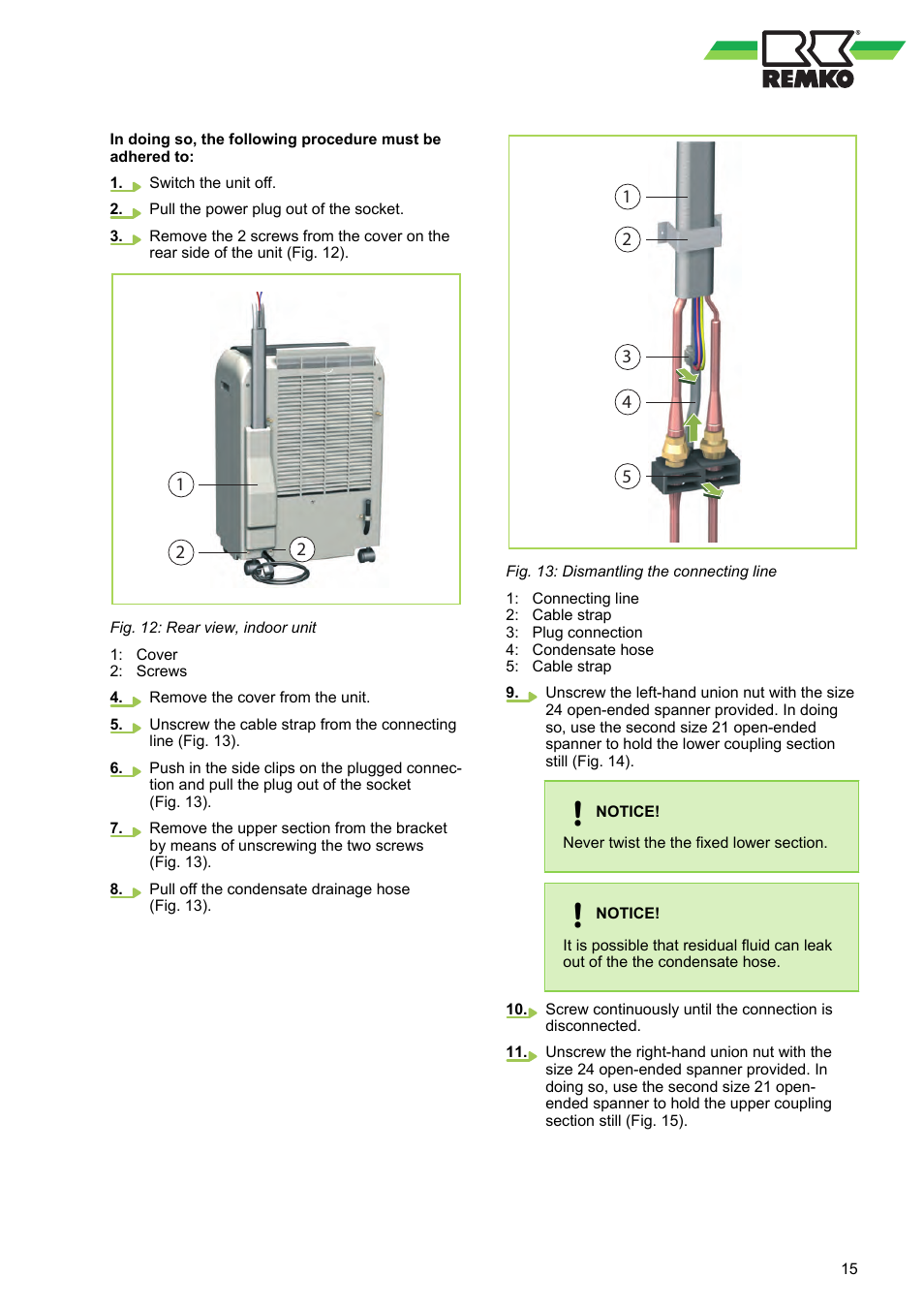 REMKO RKL 491 DC User Manual | Page 15 / 28