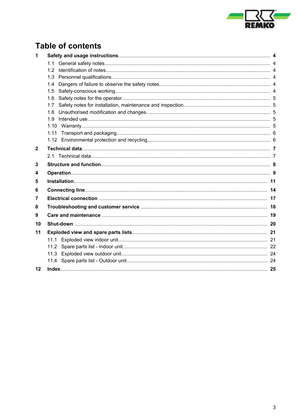 REMKO RKL 491 DC User Manual | Page 3 / 28