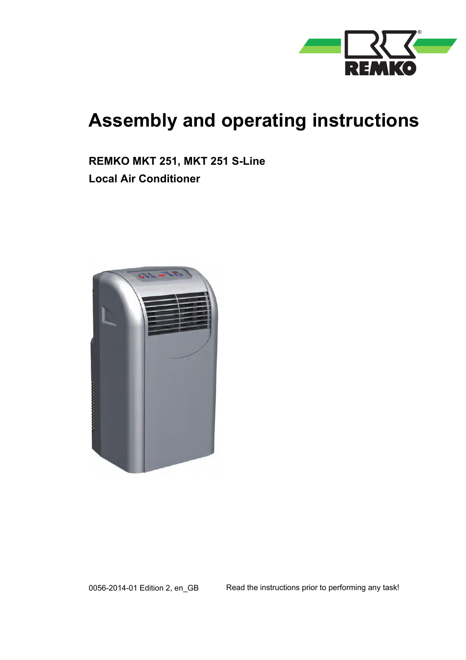 REMKO MKT 251 User Manual | 28 pages