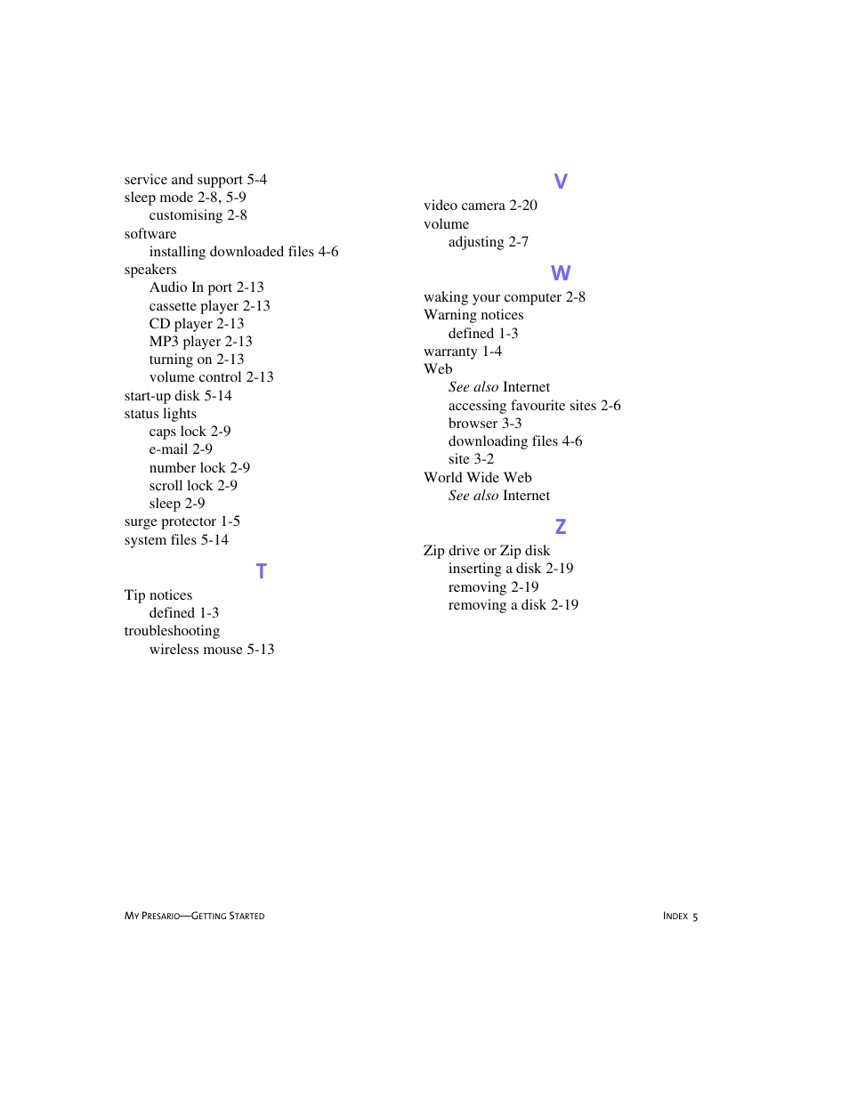 Compaq 4103TH User Manual | Page 72 / 73