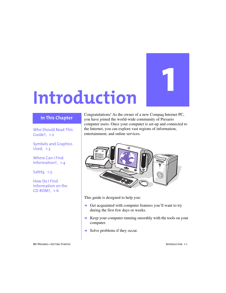 Introduction | Compaq 4103TH User Manual | Page 8 / 73