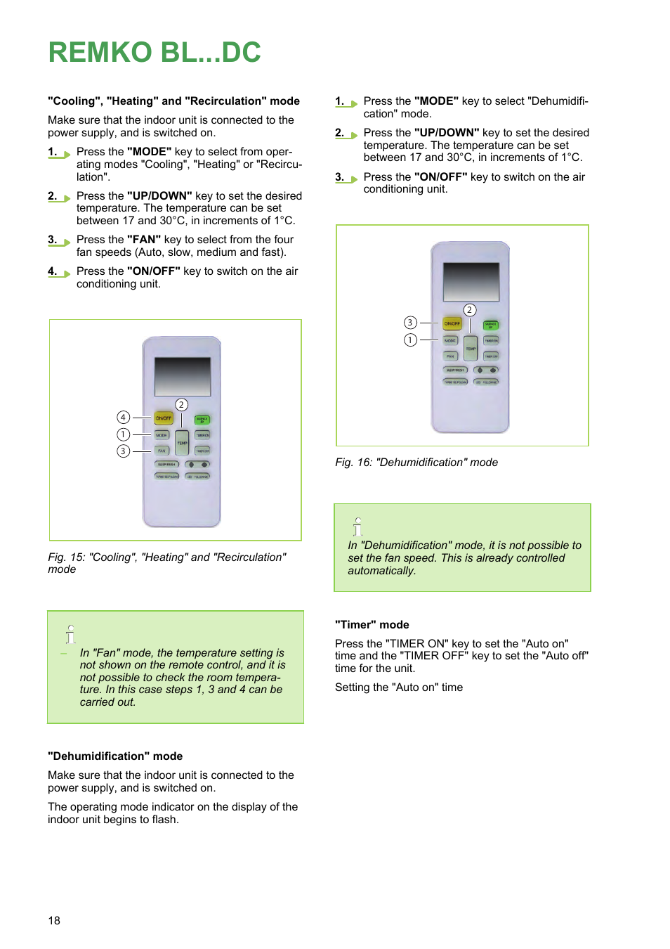 Remko bl...dc | REMKO BL 262 DC User Manual | Page 18 / 56