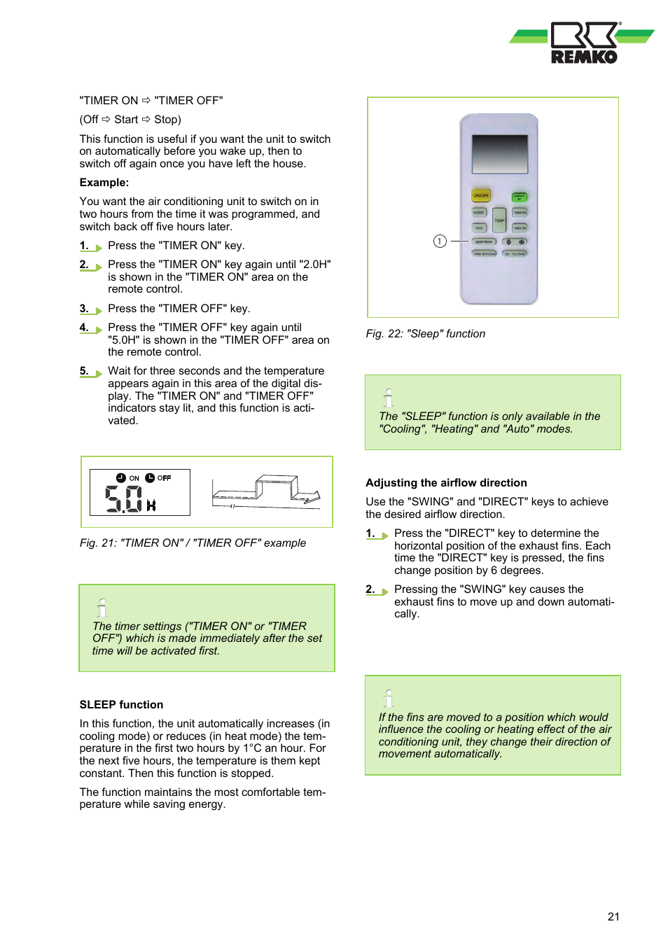 REMKO BL 262 DC User Manual | Page 21 / 56