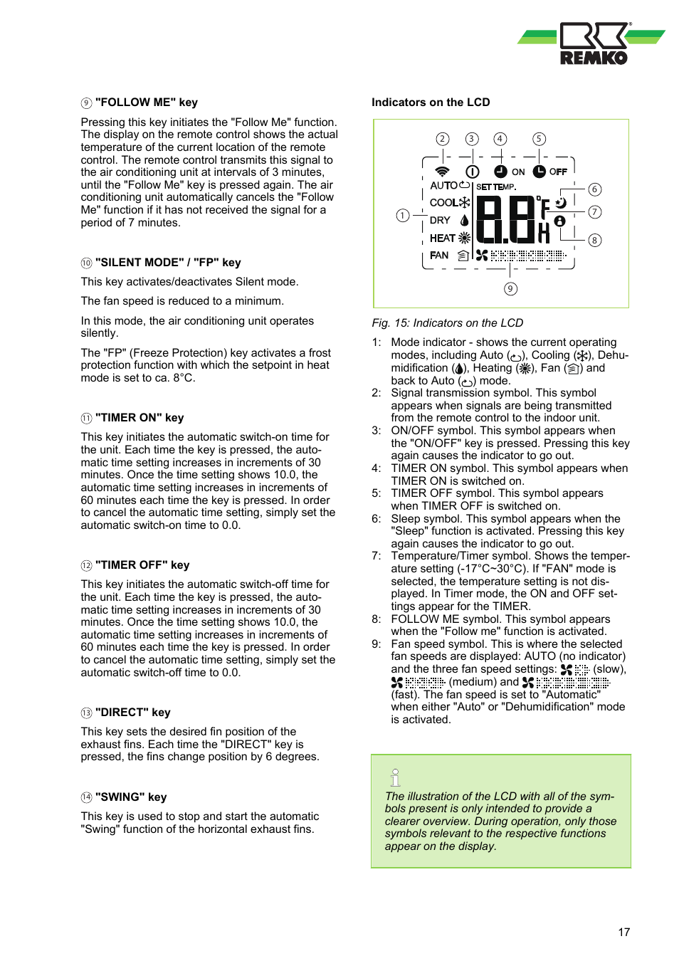 REMKO ML 263 DC User Manual | Page 17 / 64