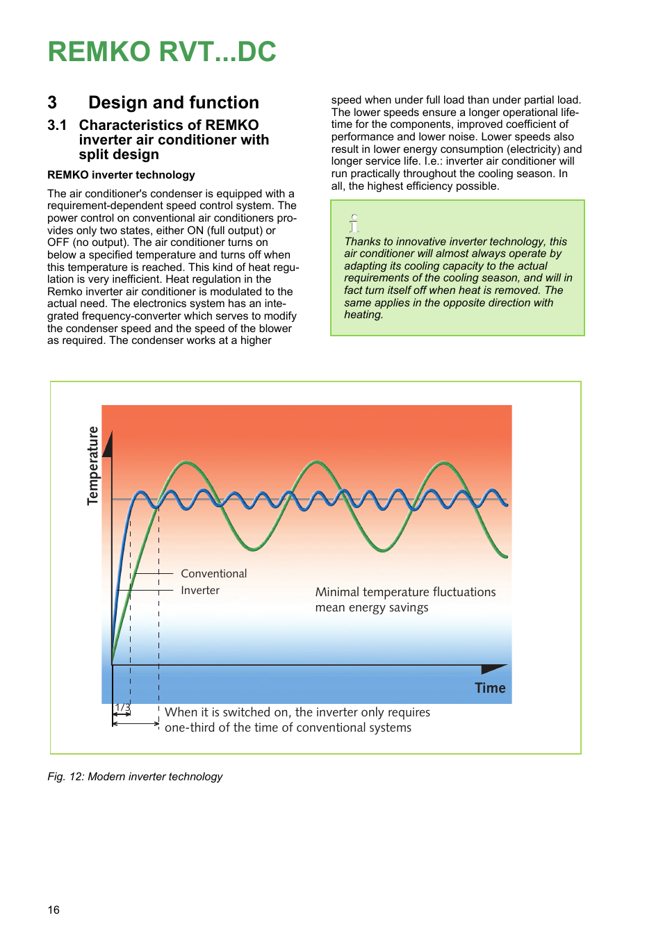 3 design and function, Remko rvt...dc, 3design and function | Time, Temperature | REMKO RVT 263 DC User Manual | Page 16 / 72