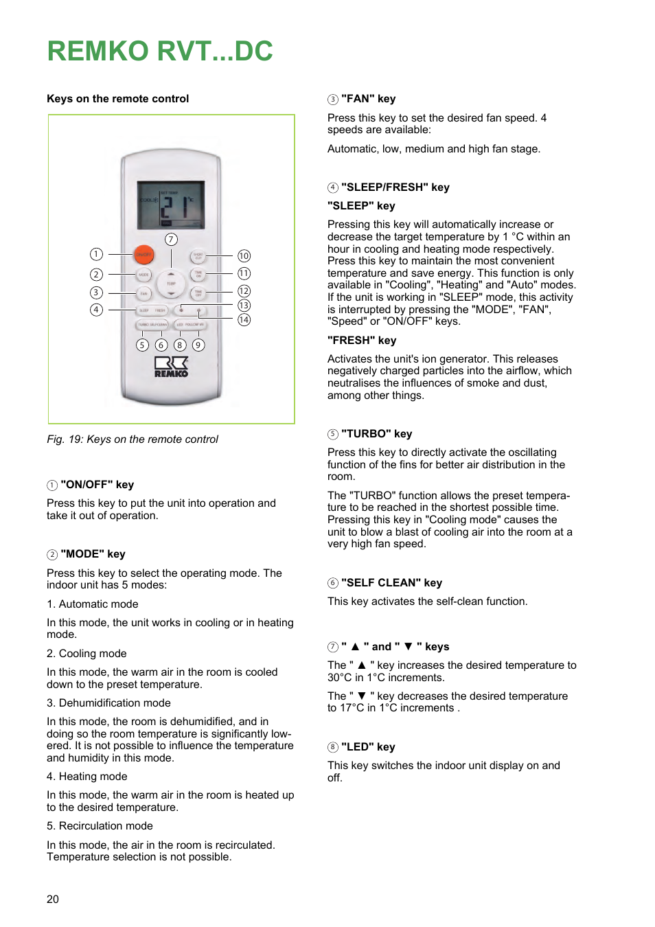 Remko rvt...dc | REMKO RVT 263 DC User Manual | Page 20 / 72