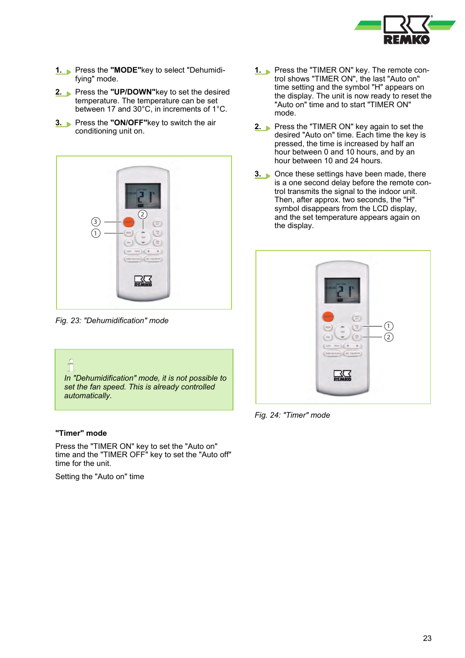 REMKO RVT 263 DC User Manual | Page 23 / 72