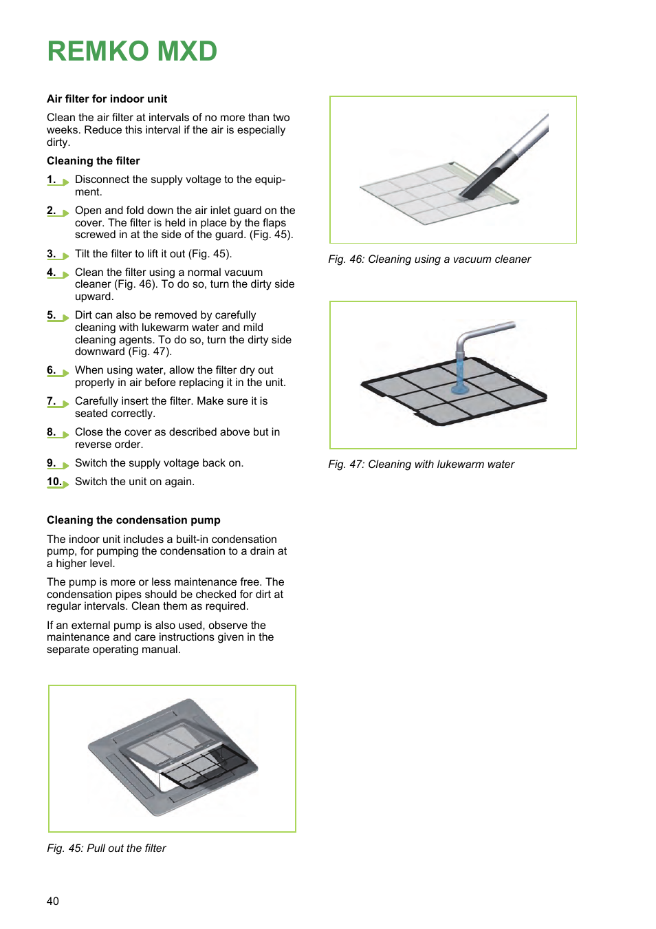 Remko mxd | REMKO MXD 202 User Manual | Page 40 / 48