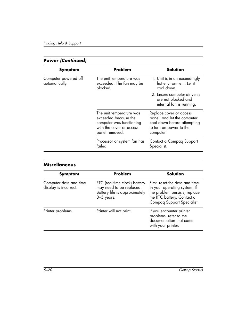 Compaq PRESARIO 6000 User Manual | Page 56 / 82