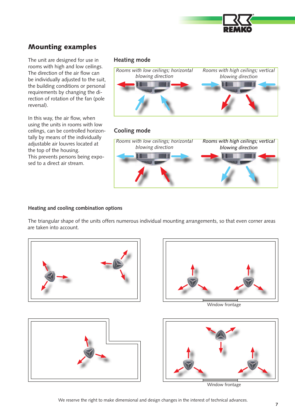 Mounting examples | REMKO PWL 101 HK User Manual | Page 7 / 24