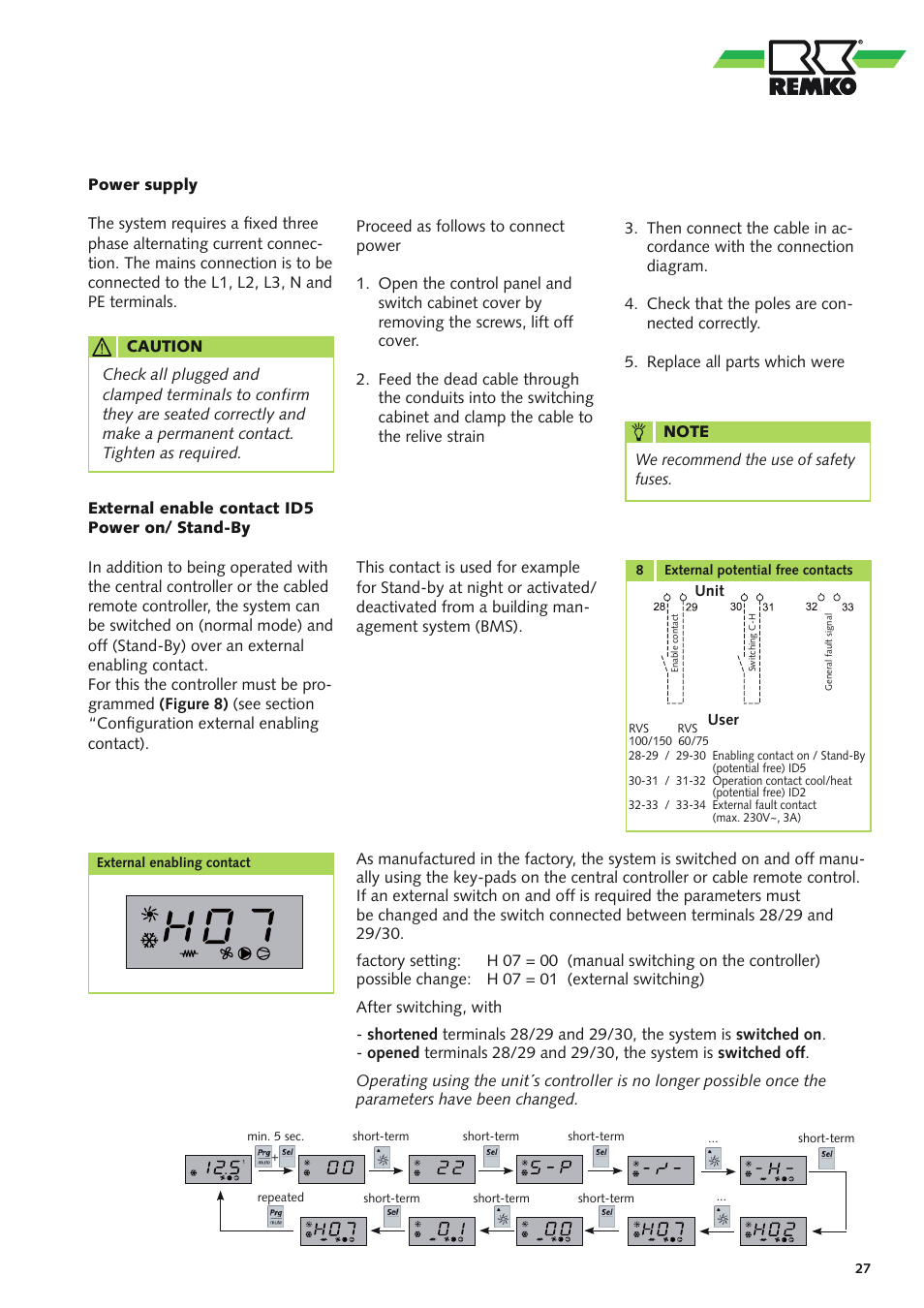 REMKO RVS 60 H User Manual | Page 27 / 44