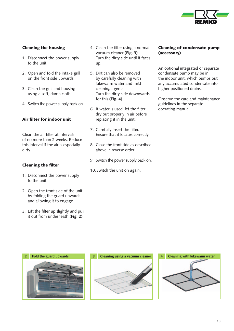 REMKO WLT 25 User Manual | Page 13 / 24