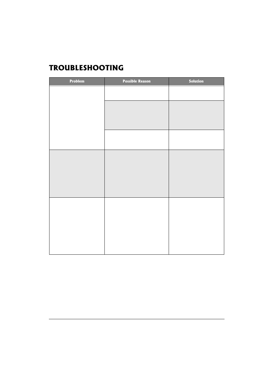 Troubleshooting | Compaq 27MHz User Manual | Page 22 / 24