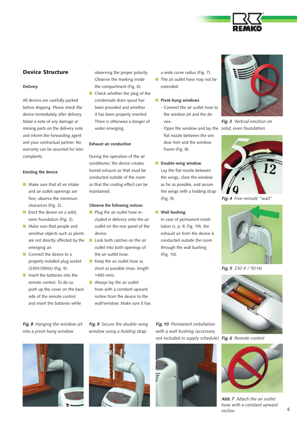 Device structure | REMKO MKT 250 User Manual | Page 3 / 12