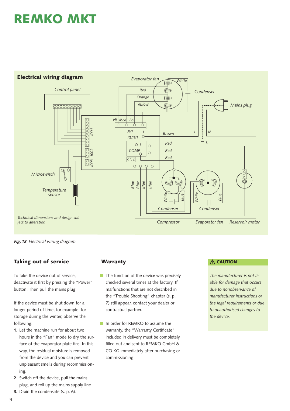 Remko mkt | REMKO MKT 250 User Manual | Page 8 / 12