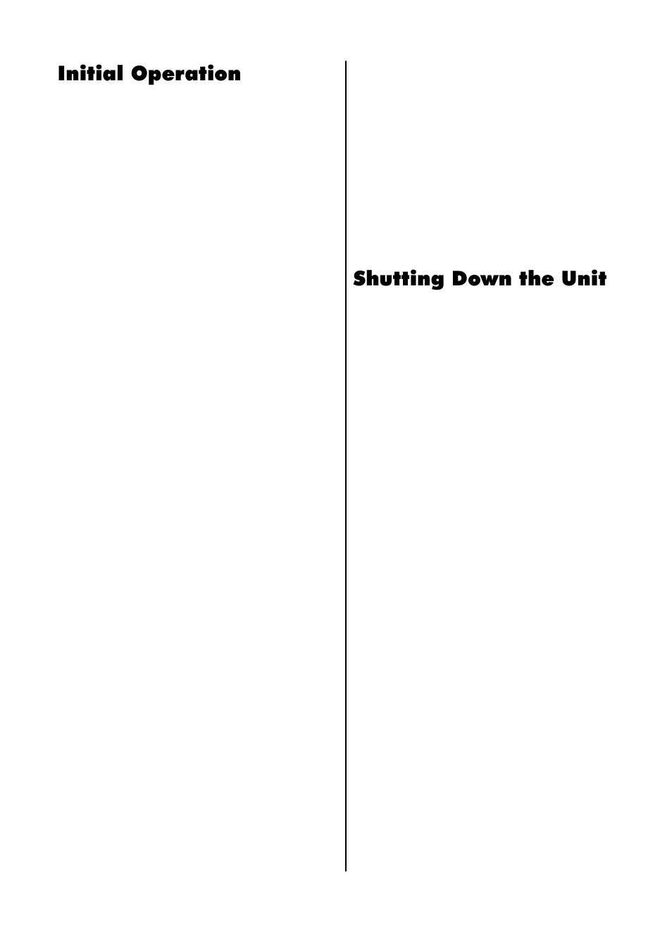 Initial operation, Shutting down the unit | REMKO MKT 3502 Neutral User Manual | Page 9 / 16