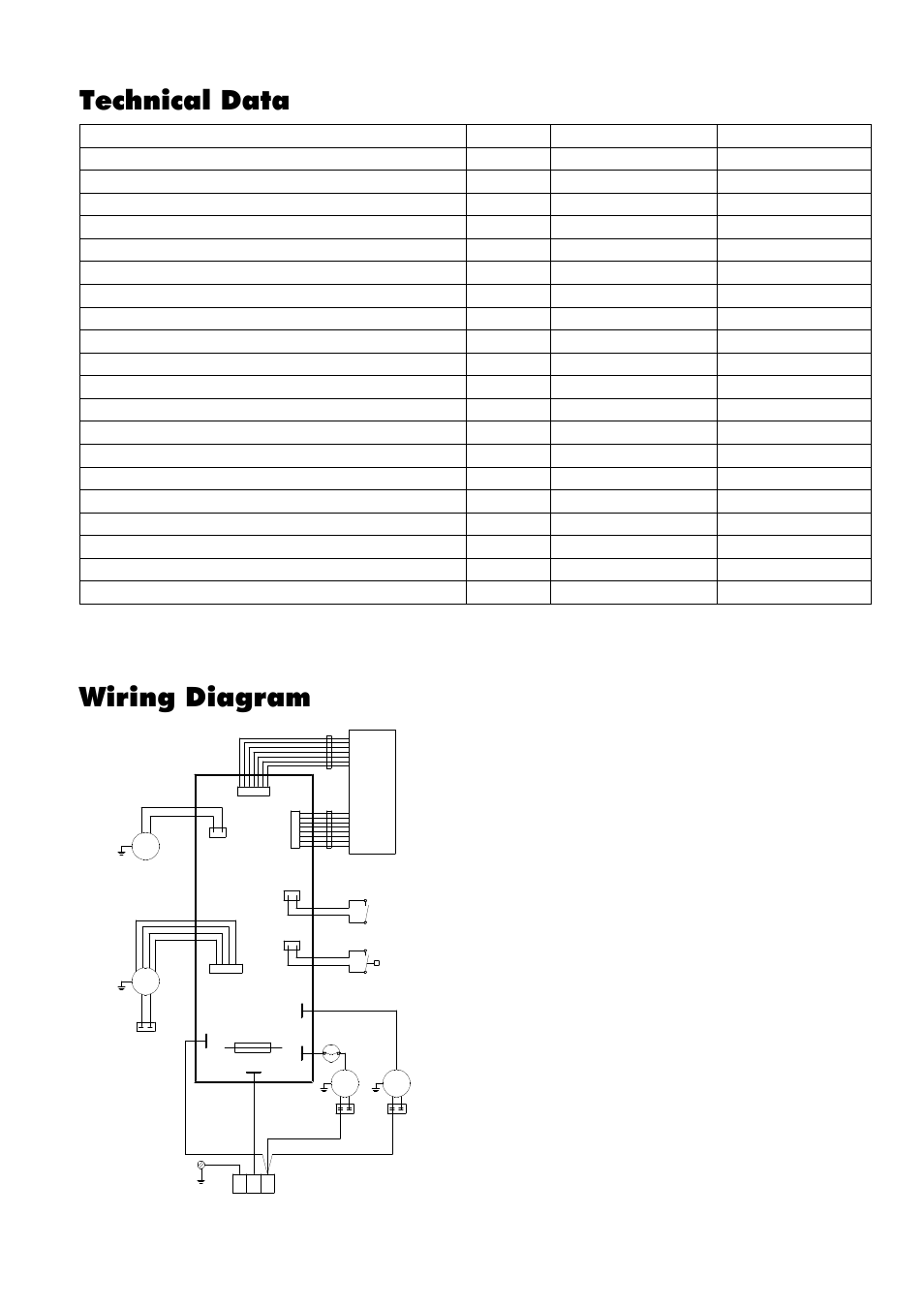 Technical data, Wiring diagram | REMKO RKL 220 User Manual | Page 11 / 16