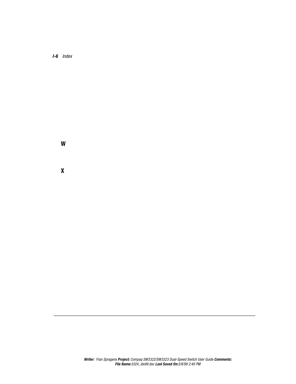 Compaq SW3324 User Manual | Page 119 / 119