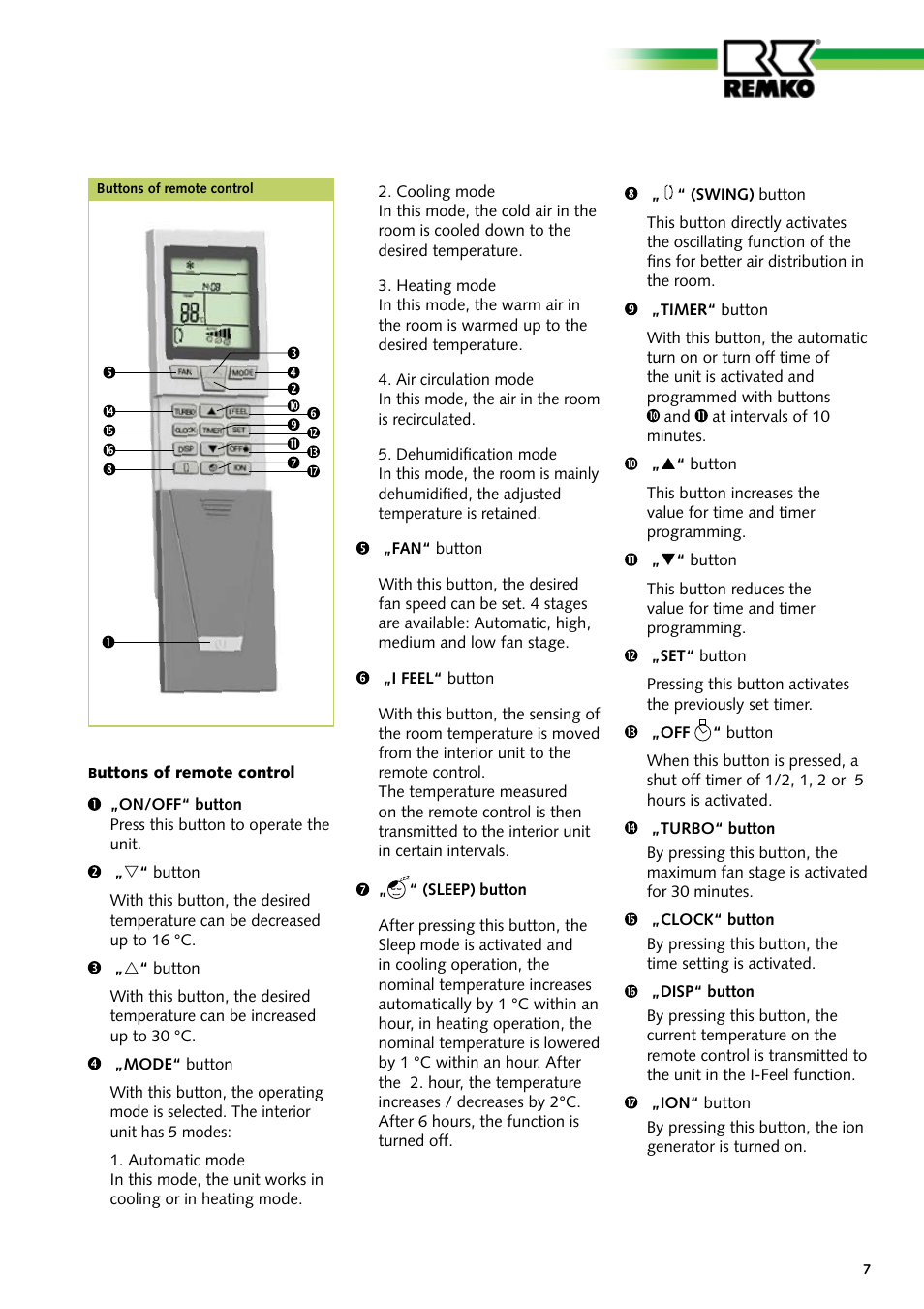 REMKO ATY 260 User Manual | Page 7 / 32