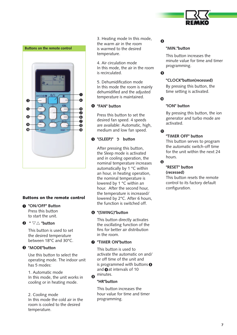 REMKO ATY 261 DC User Manual | Page 7 / 36