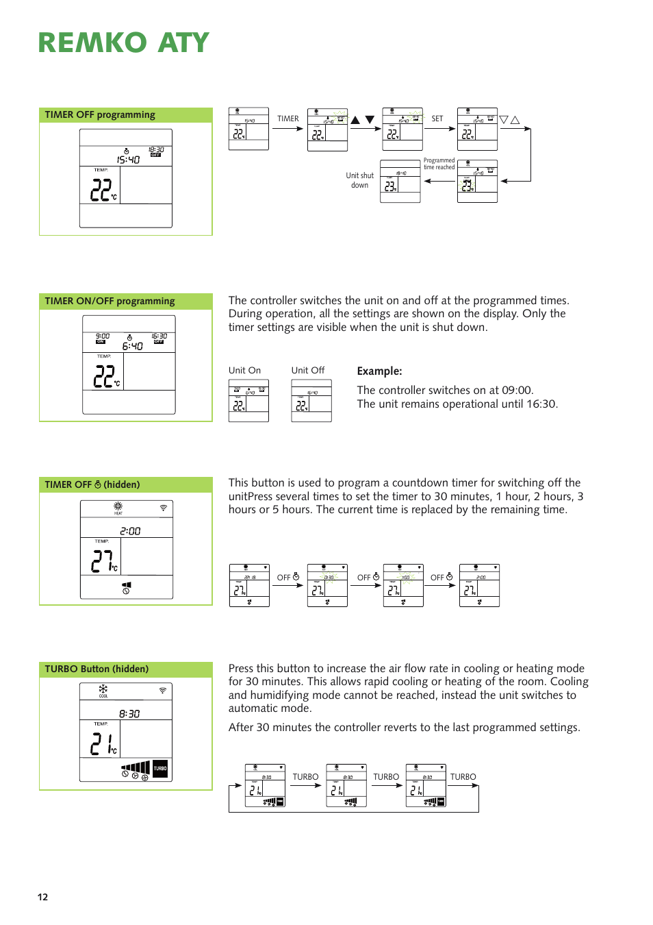 Remko aty | REMKO ATY 261 User Manual | Page 12 / 28