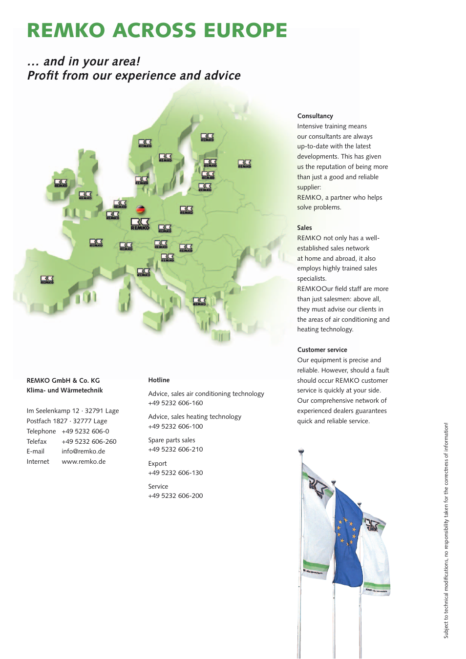 Remko across europe | REMKO ATY 261 User Manual | Page 28 / 28