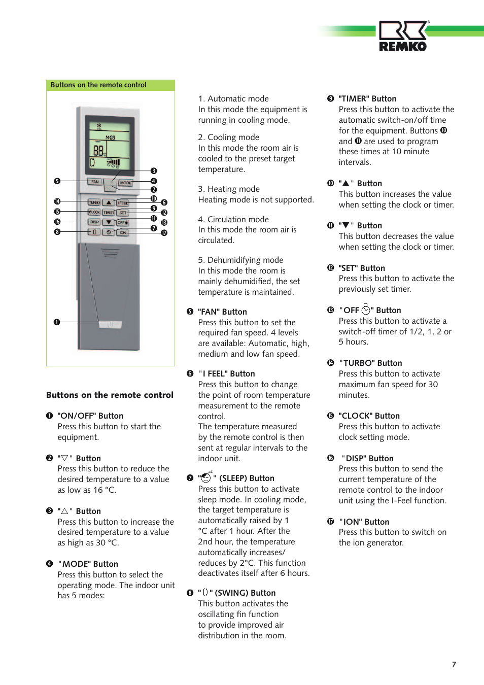 REMKO ATY 261 User Manual | Page 7 / 28