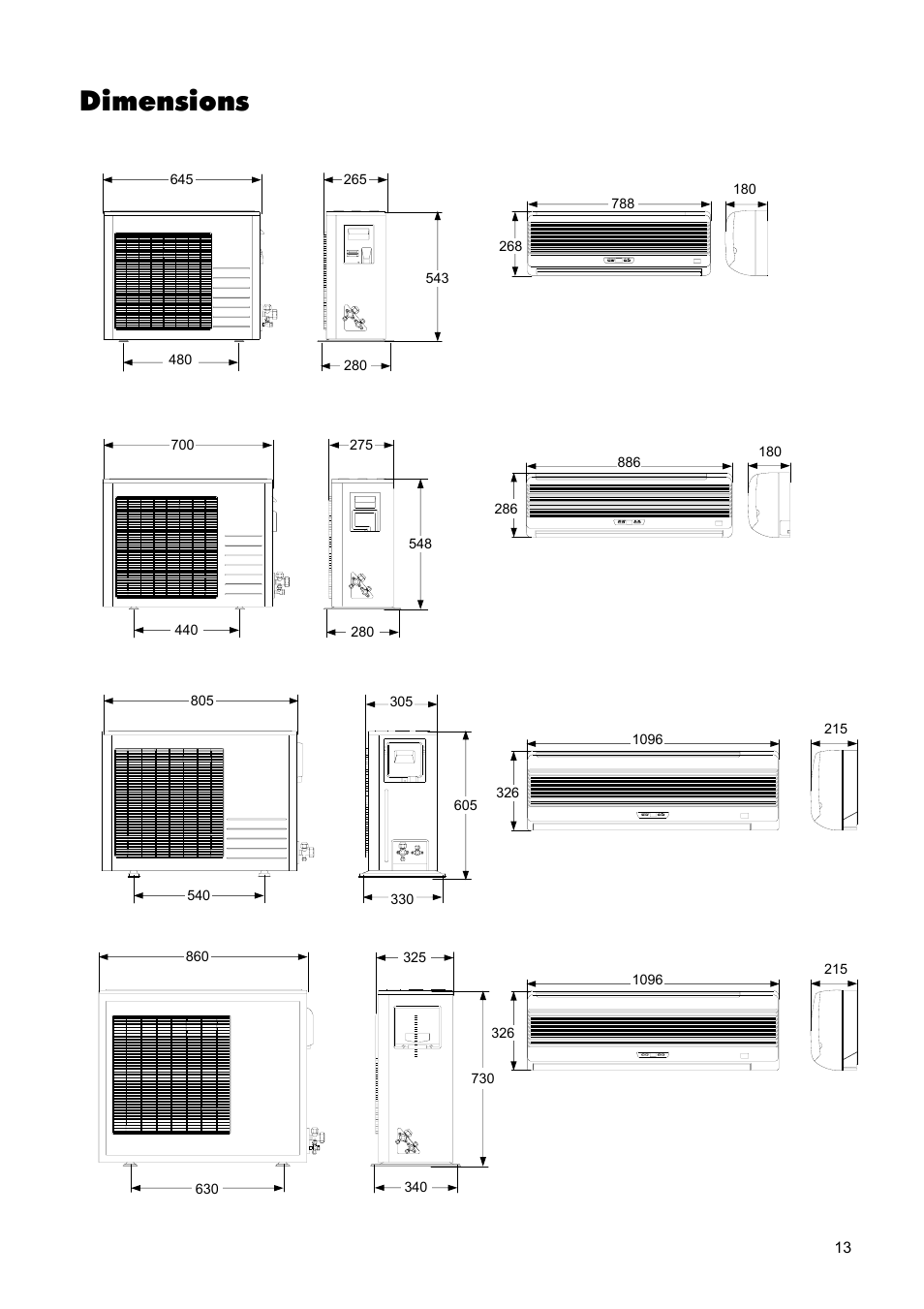 Dimensions | REMKO ML 260 User Manual | Page 13 / 24