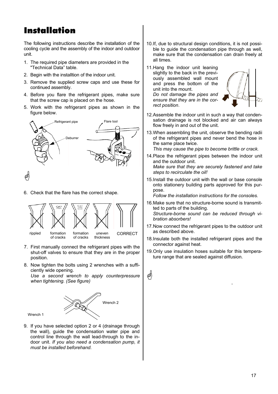 Installation | REMKO ML 260 User Manual | Page 17 / 24