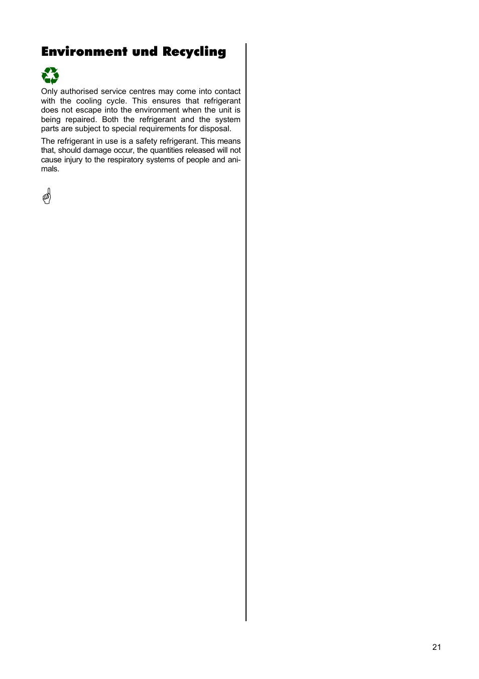 Environment und recycling | REMKO ML 260 User Manual | Page 21 / 24