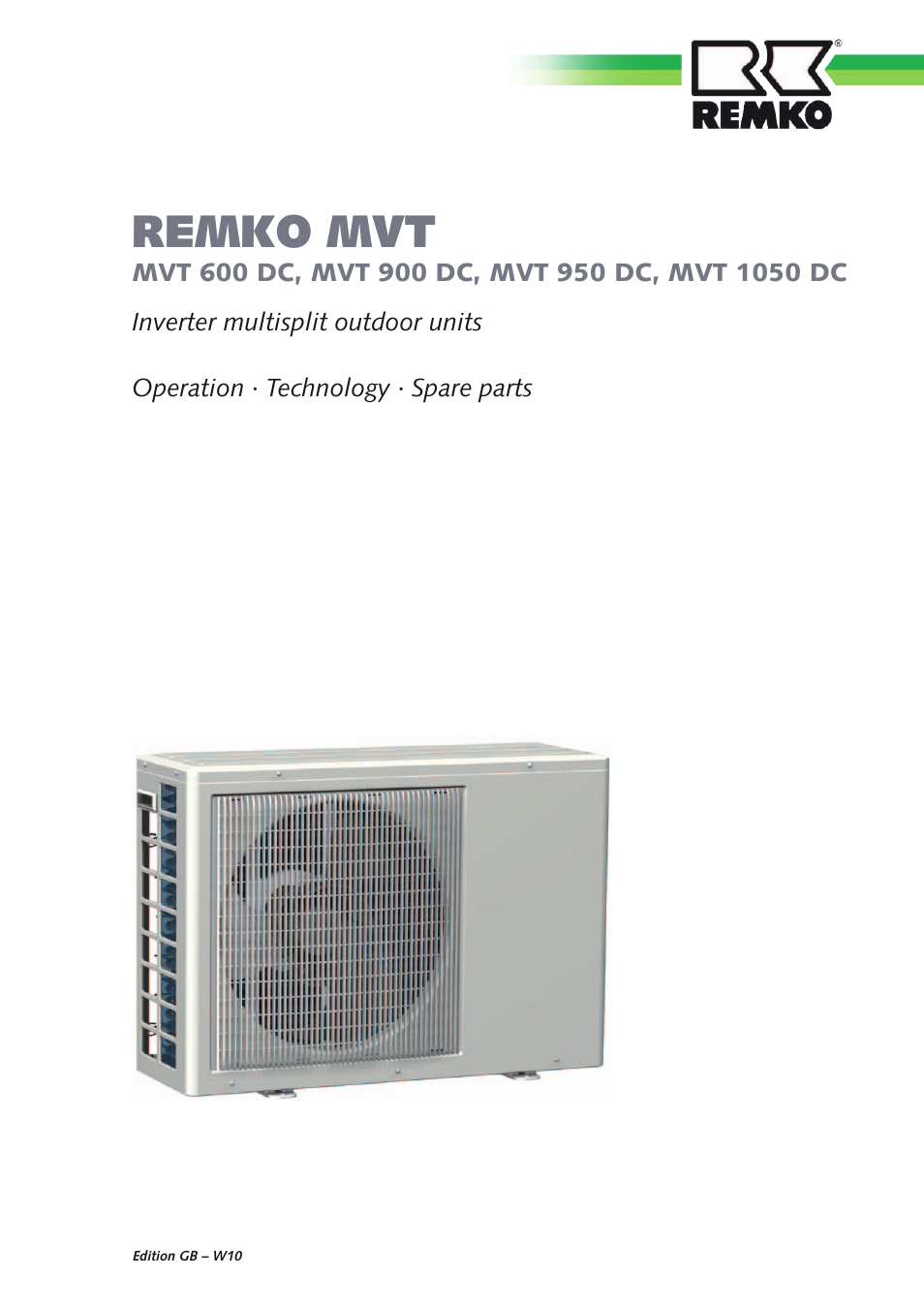 REMKO MVT 600 DC User Manual | 28 pages