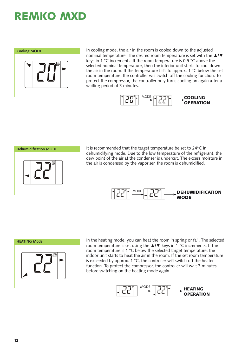 Remko mxd | REMKO MXD 200 v.1 User Manual | Page 12 / 28