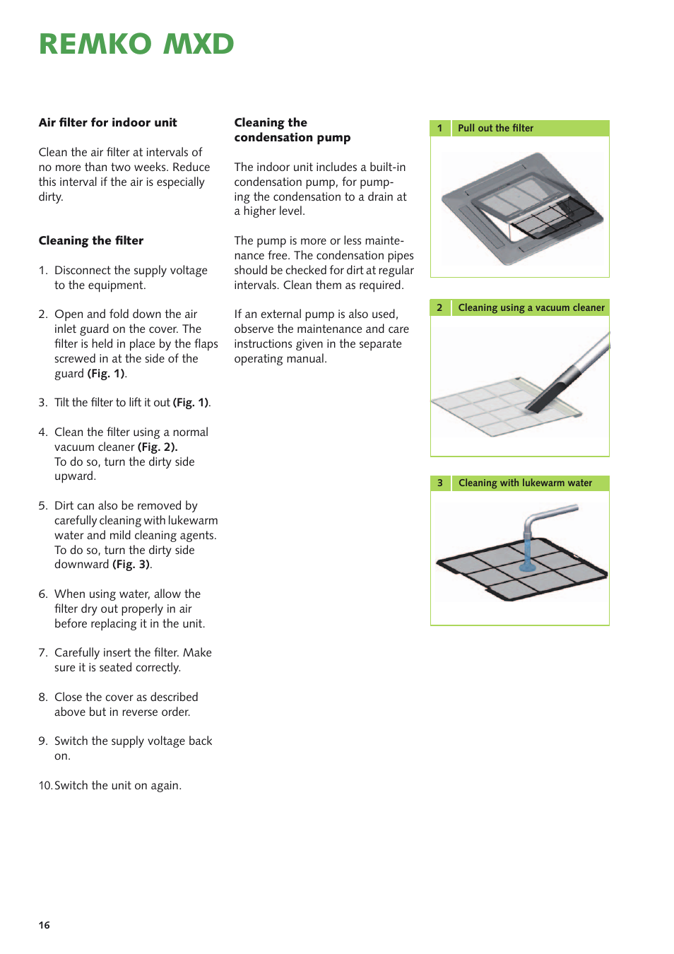 Remko mxd | REMKO MXD 200 v.1 User Manual | Page 16 / 28