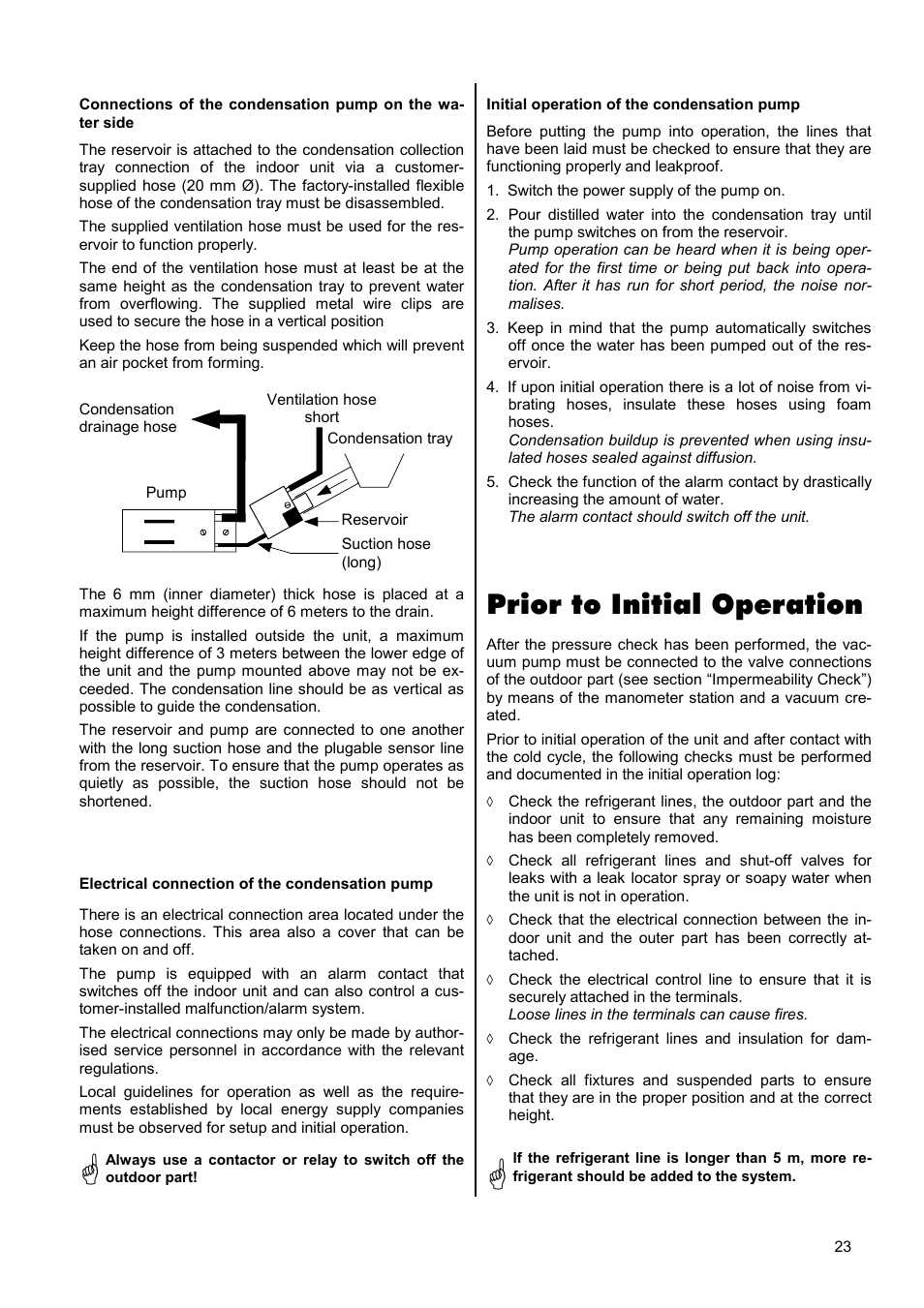 Prior to initial operation | REMKO RKS 327 H User Manual | Page 23 / 28