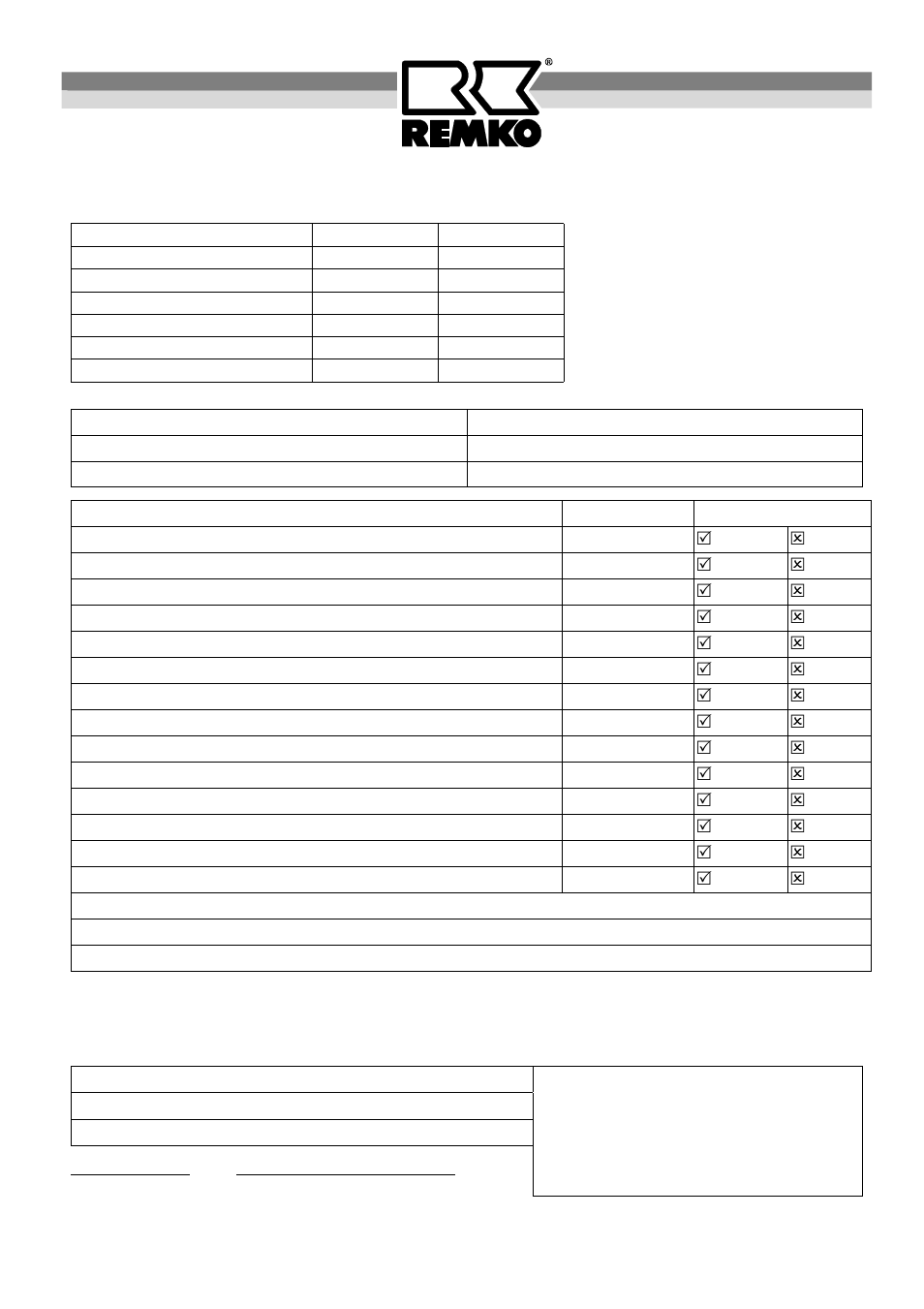 Certification for | REMKO RKS 510 User Manual | Page 15 / 16