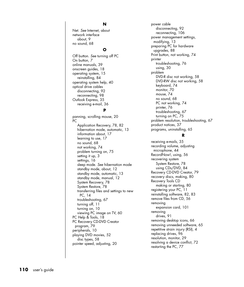 Compaq 8000 Series User Manual | Page 117 / 120