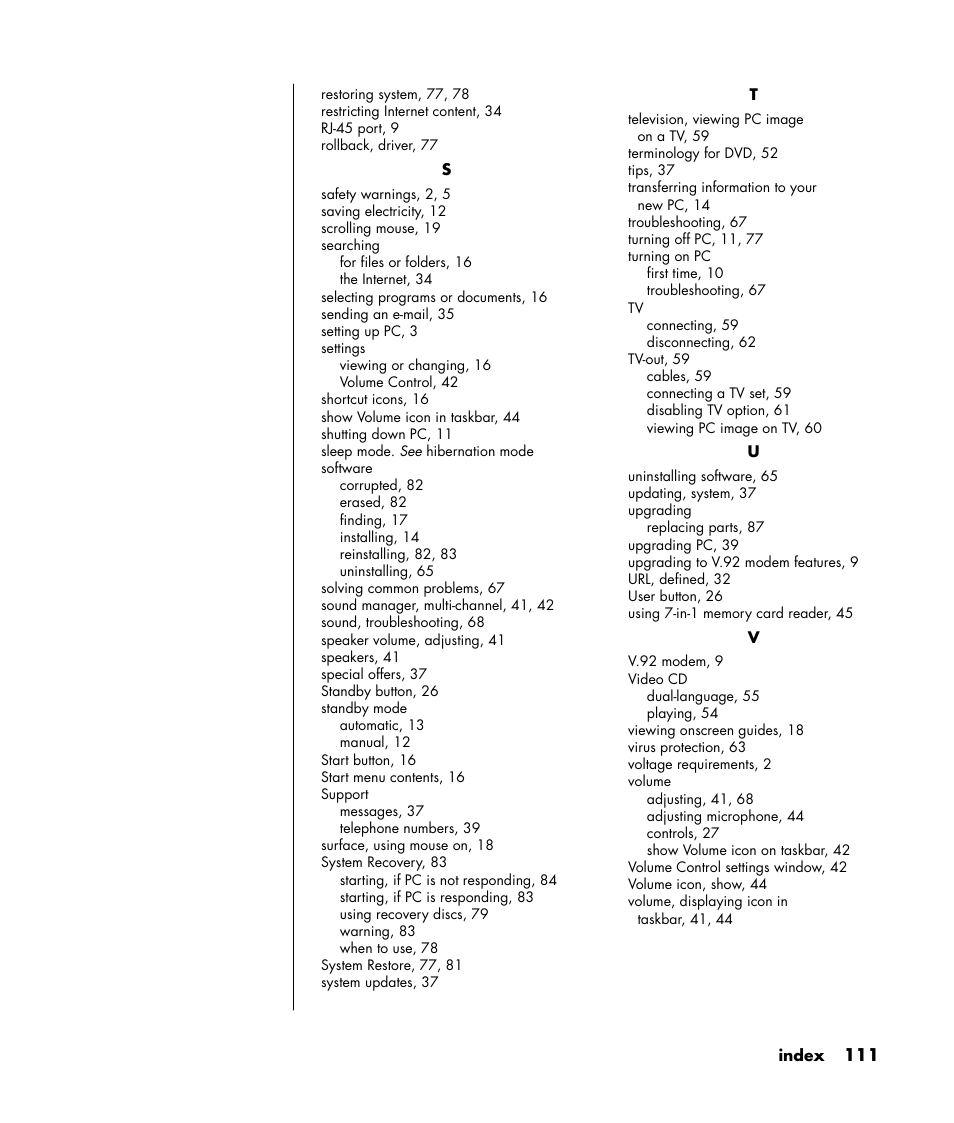 Compaq 8000 Series User Manual | Page 118 / 120