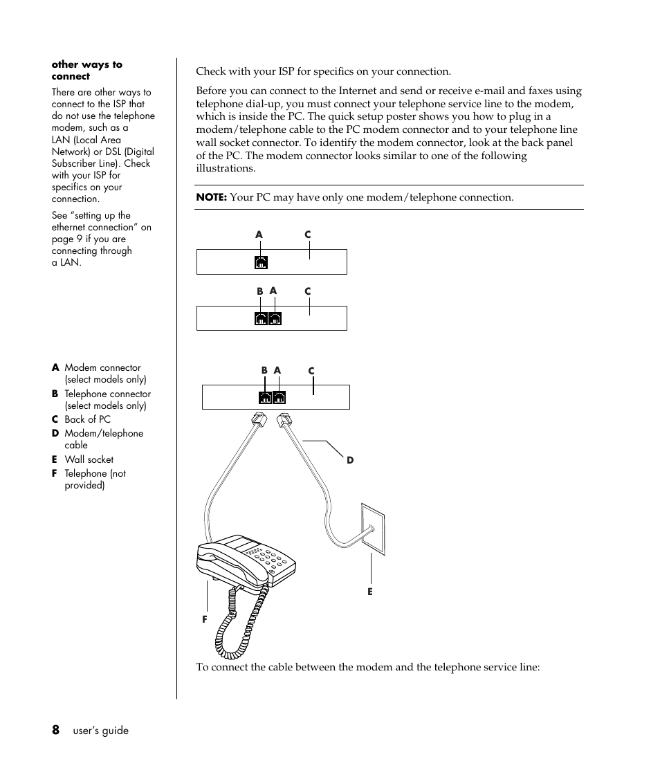 Compaq 8000 Series User Manual | Page 15 / 120
