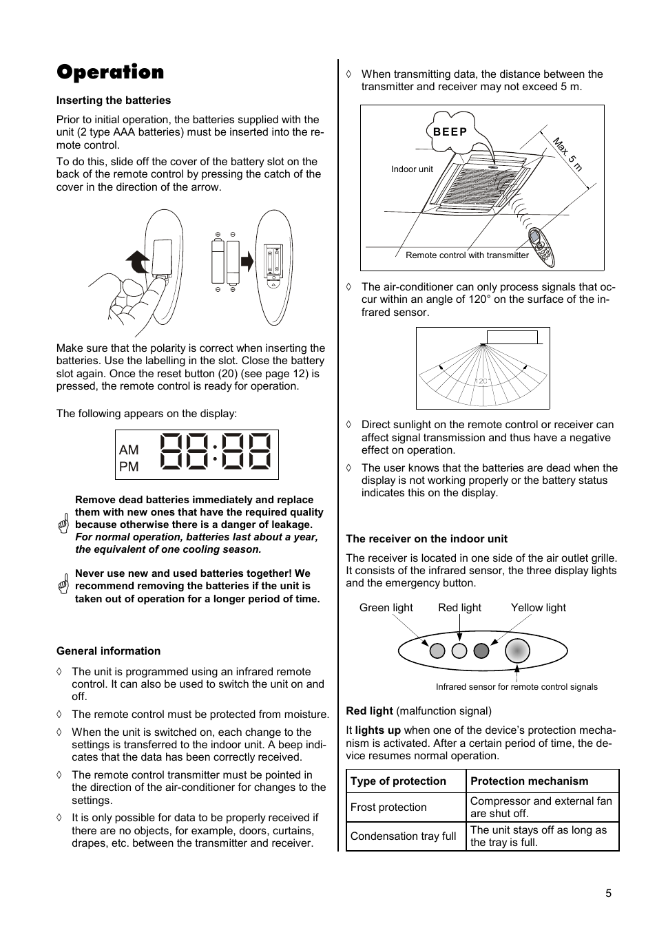 Operation | REMKO RKV 13 C User Manual | Page 5 / 24