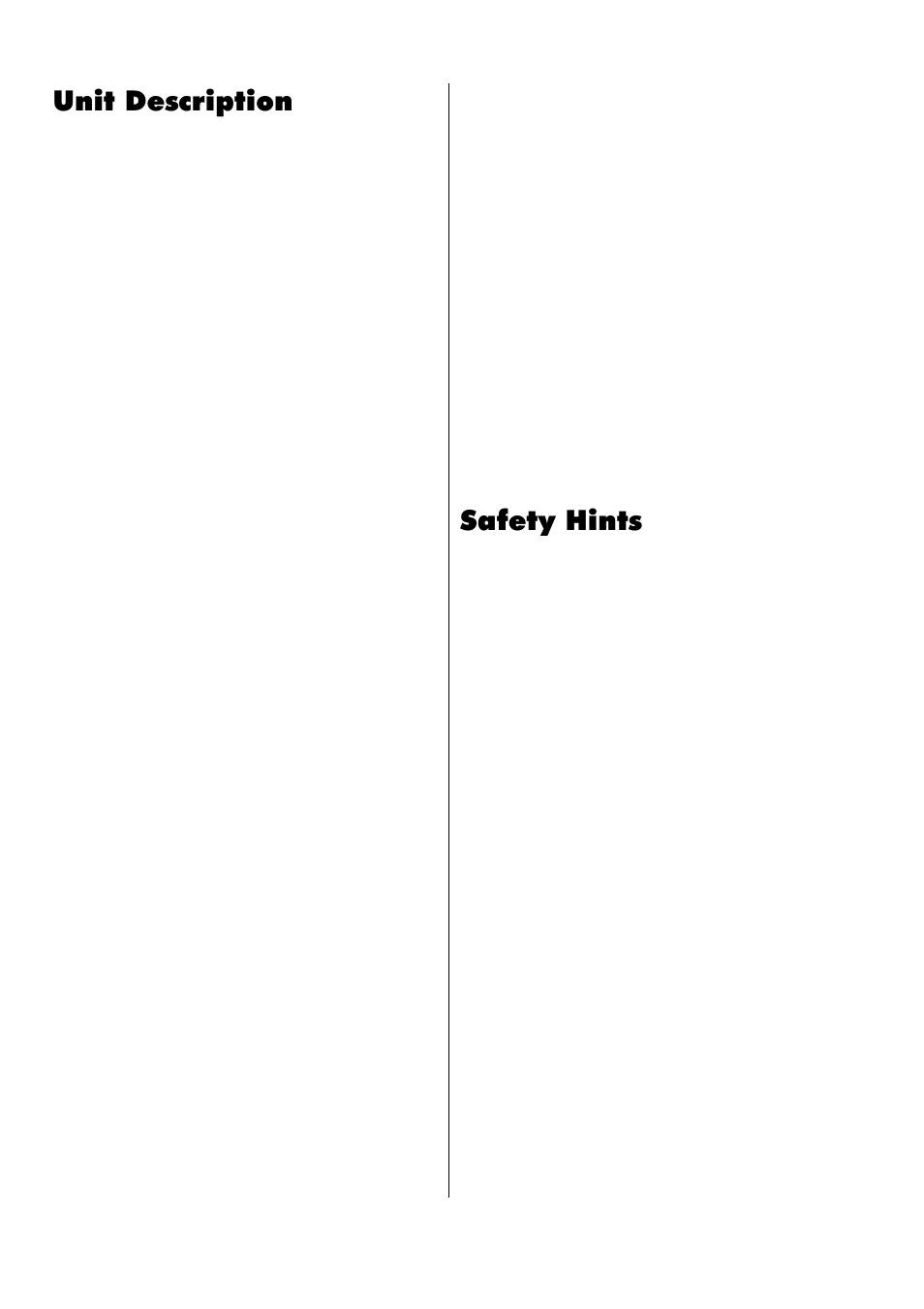 Safety hints, Unit description | REMKO RKW INOX User Manual | Page 4 / 28