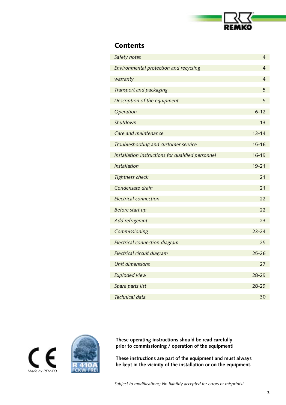 REMKO RVD 351 DC User Manual | Page 3 / 32