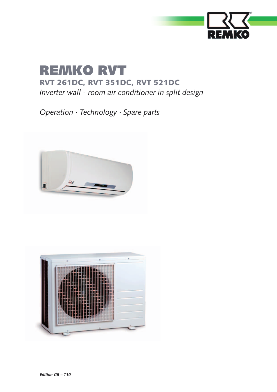 REMKO RVT 261 DC User Manual | 32 pages